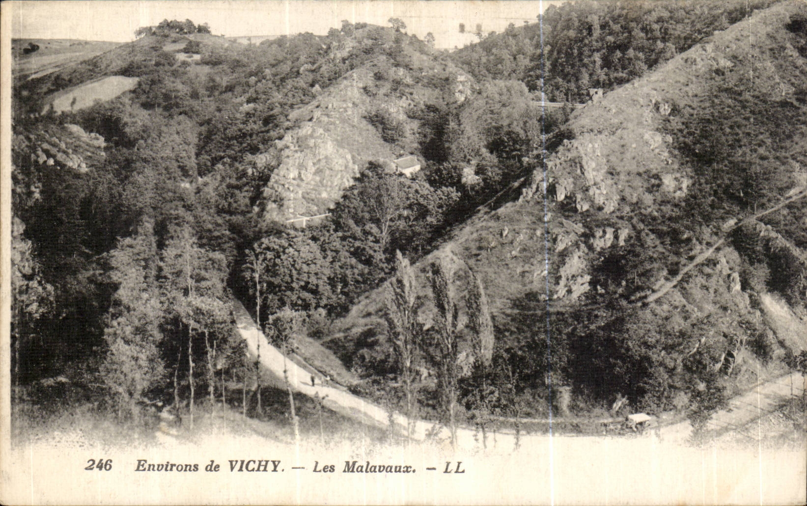 Surroundings of Vichy CPA Malavaux