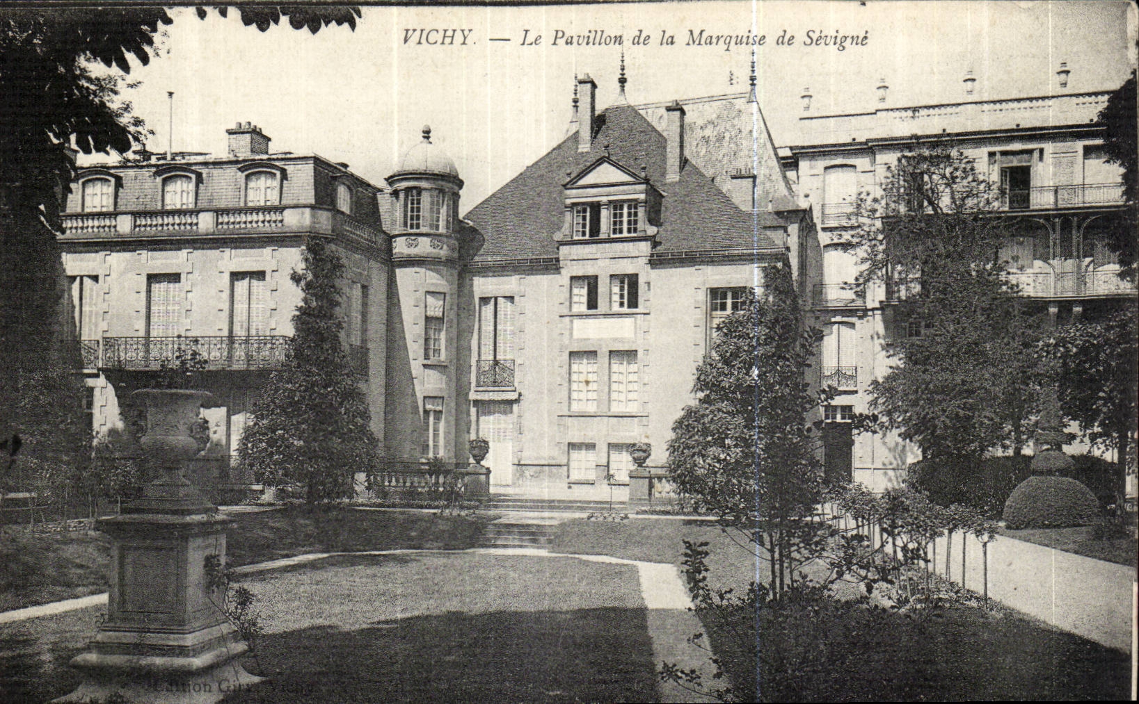 Vichy CPA the house of the marchioness of Sevigne