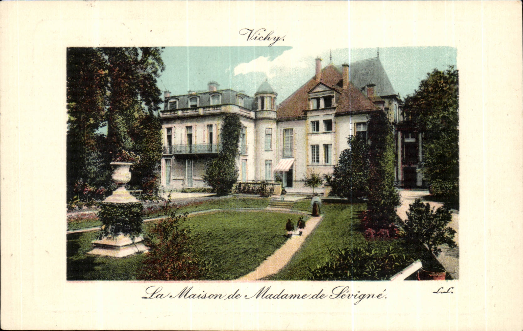 Vichy CPA the house of Madam de Sevigne