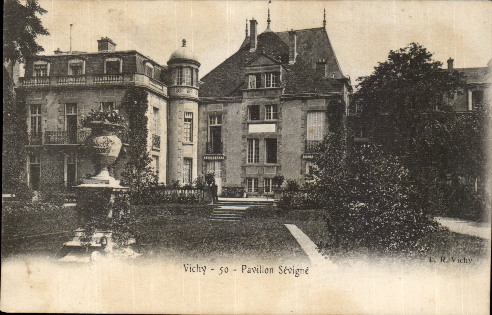 Vichy CPA the SEvigne house