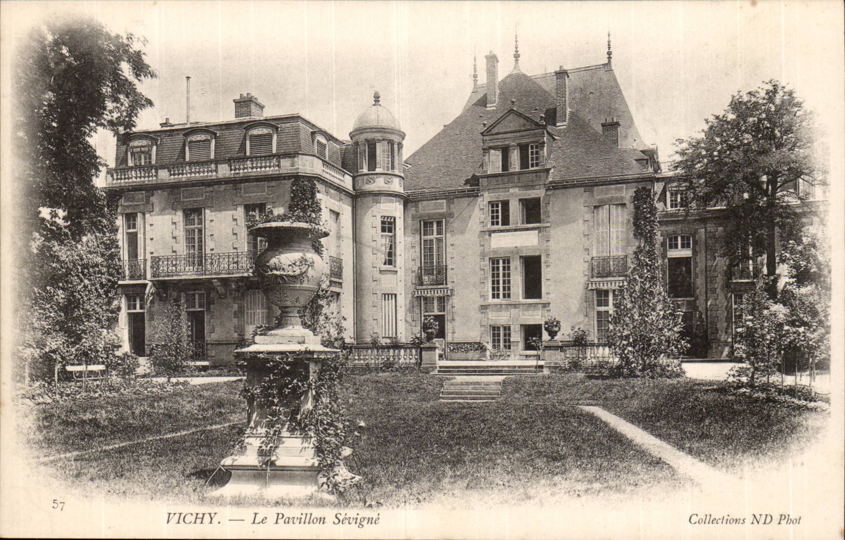 Vichy CPA the SEvigne house