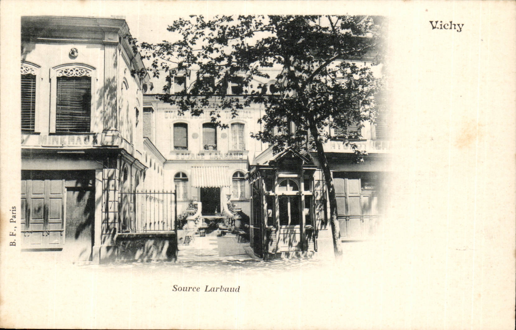 Vichy CPA Larbaud Source