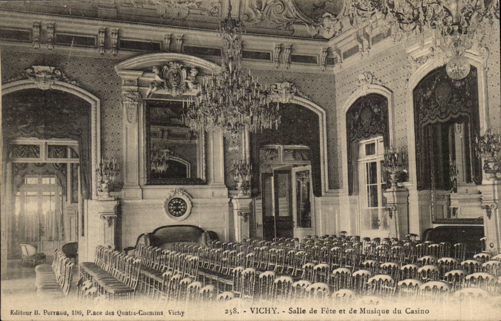 Vichy CPA Room of festival and music of the casino