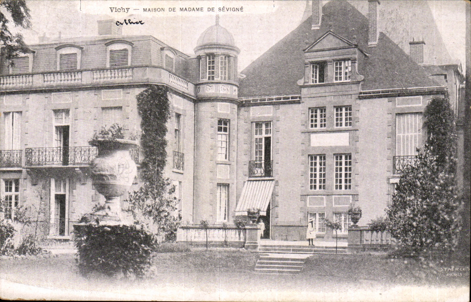 Vichy CPA House of Madam de SEvigne