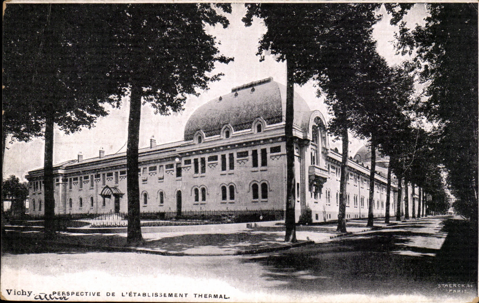 Vichy CPA View of the hydropathic establishment