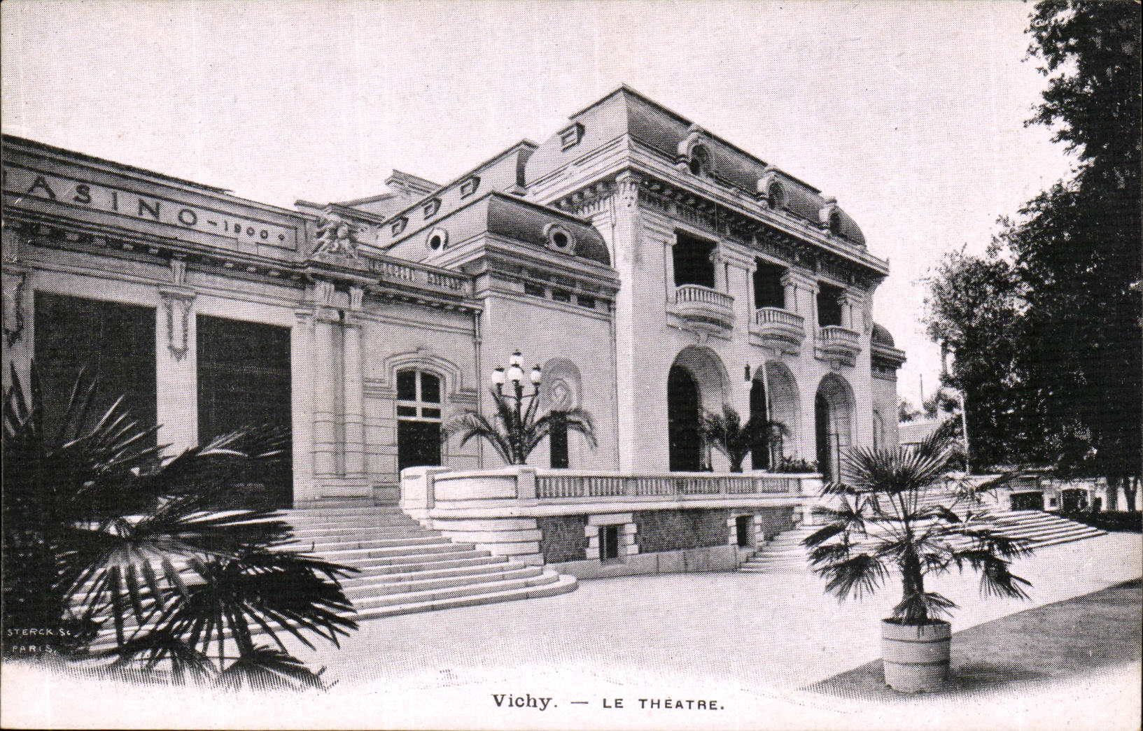 Vichy CPA the theater