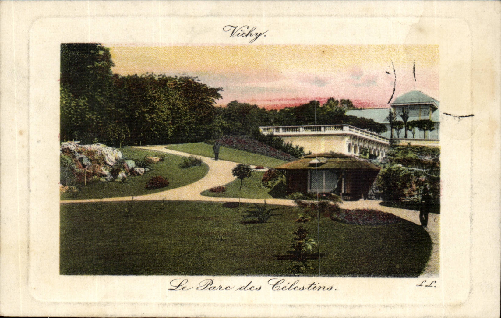 Vichy CPA the park of CElestins