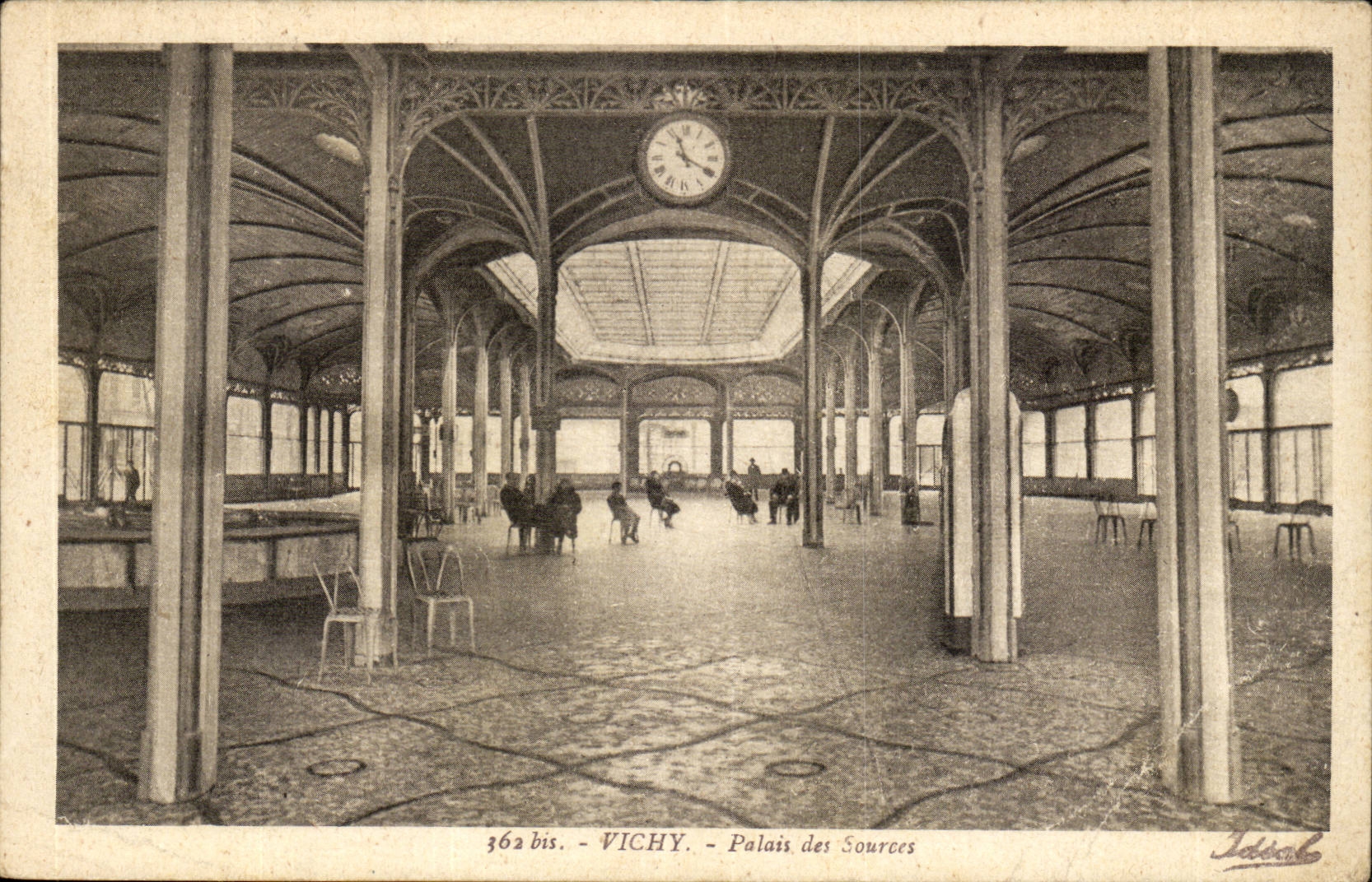 Vichy CPA Palate of the sources