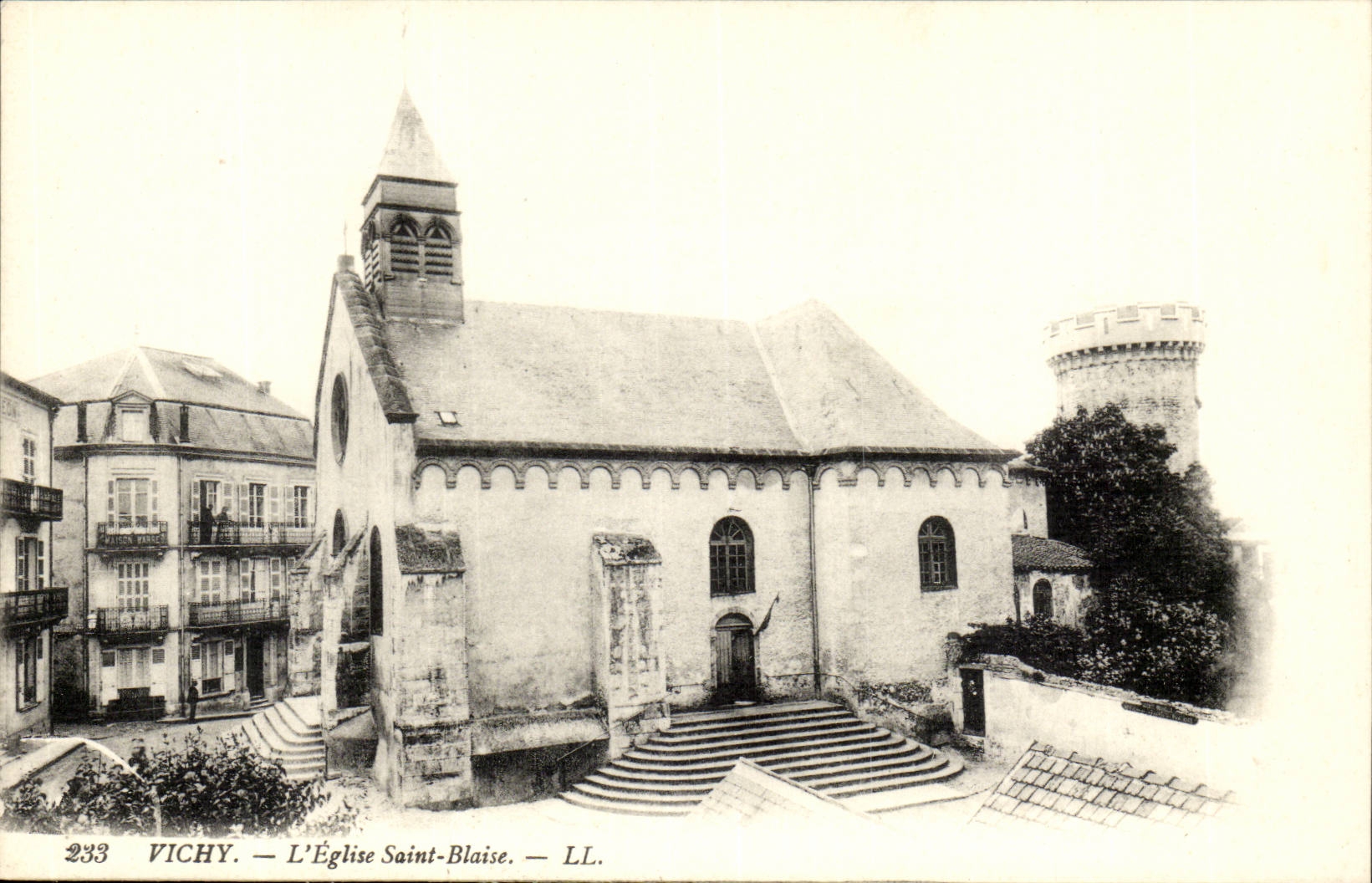 Vichy CPA the church Saint Blaise