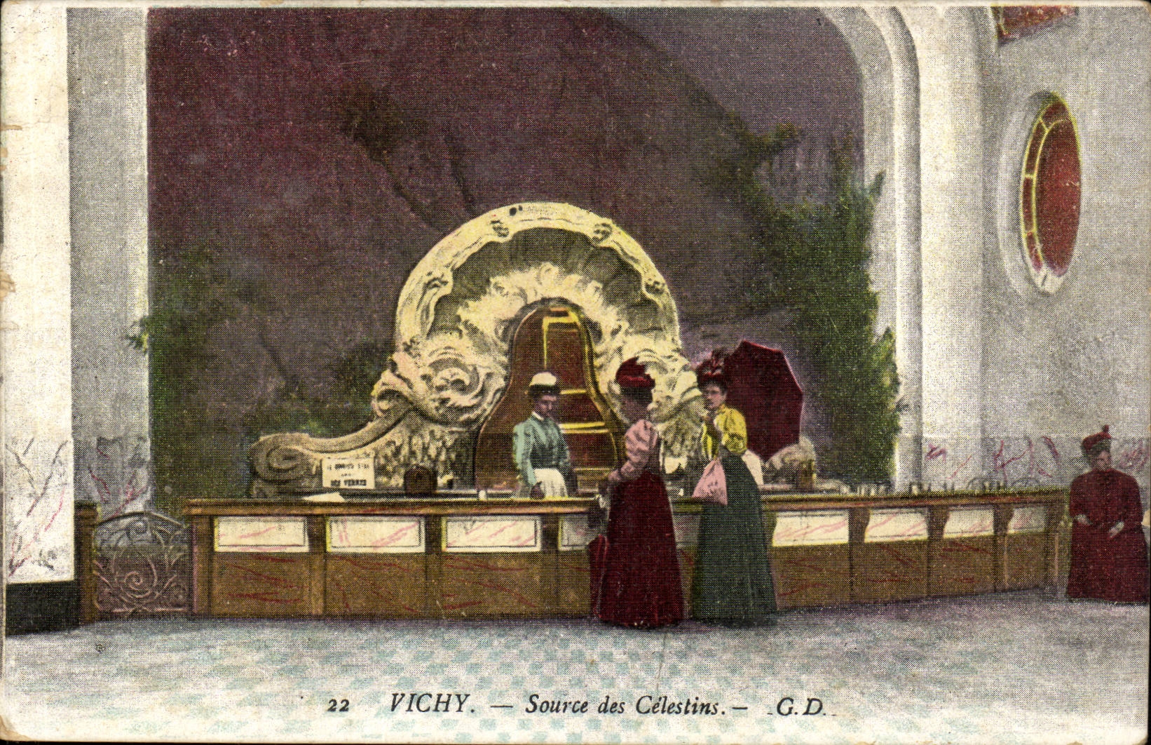 Vichy CPA Source of CElestins