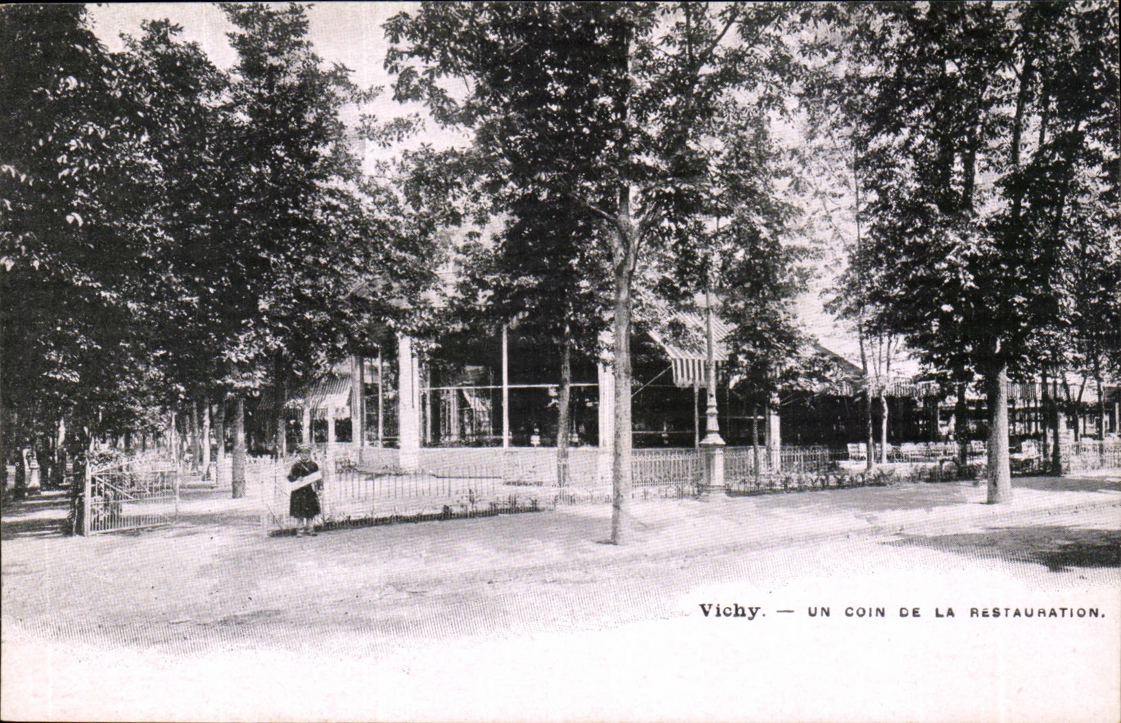 Vichy CPA a corner of the Restoration