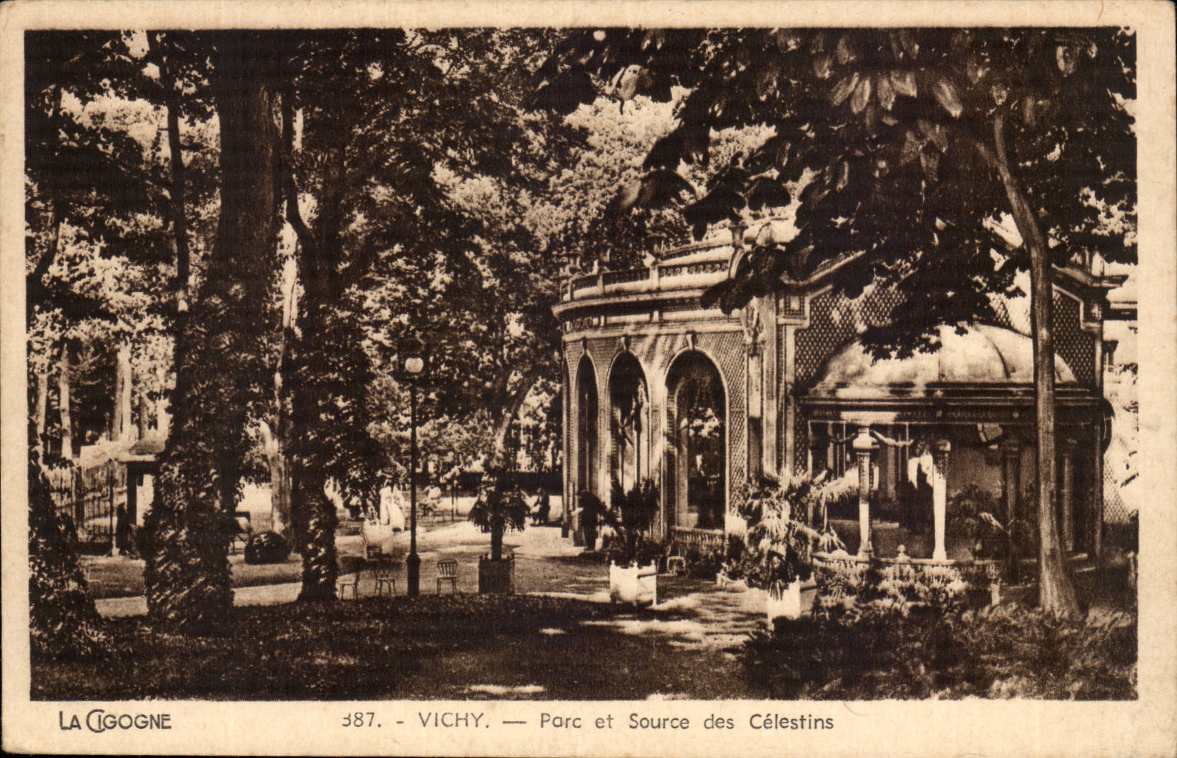 Vichy CPA Park and source of the celestins