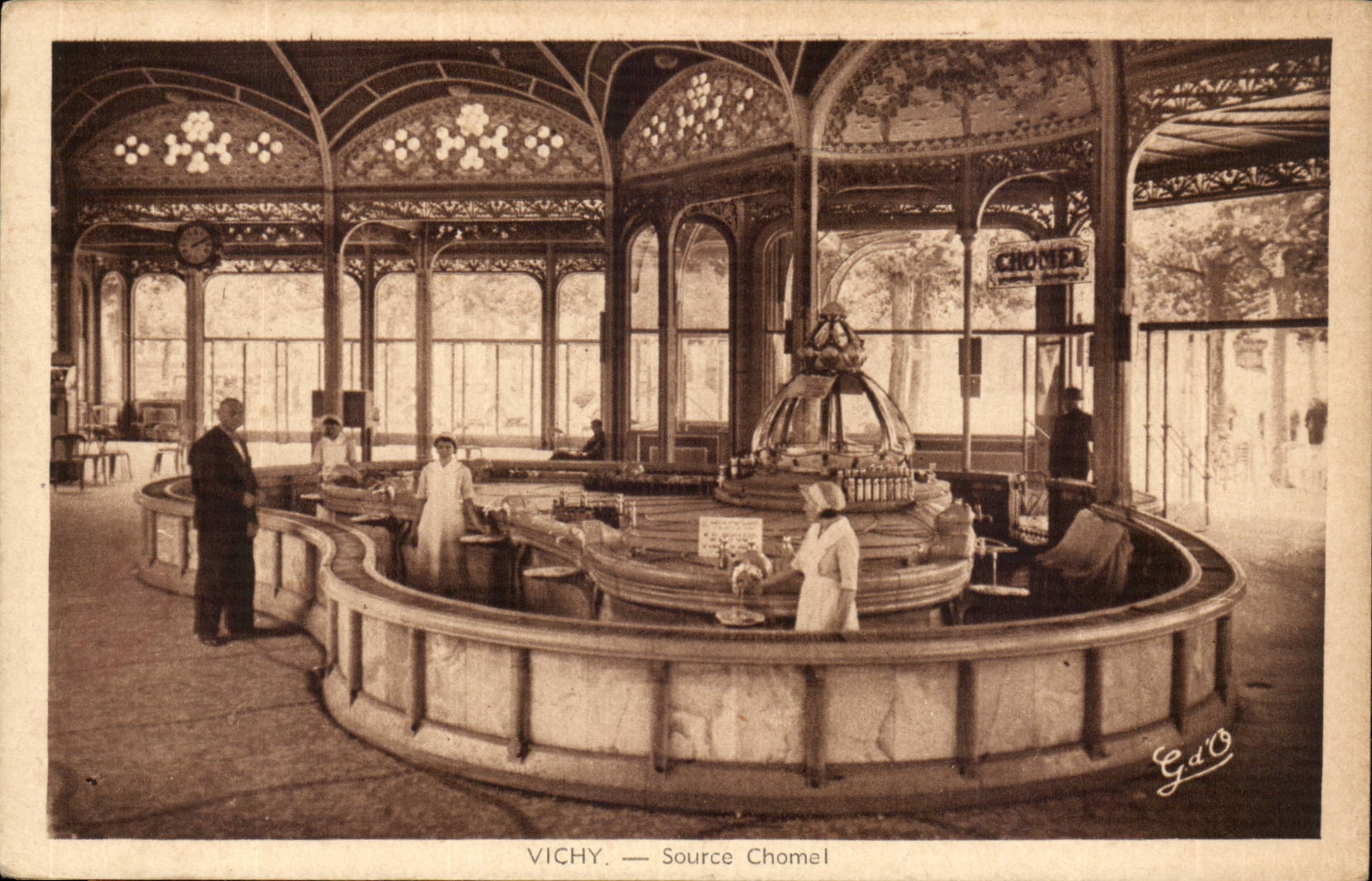 Vichy CPA Chomel Source