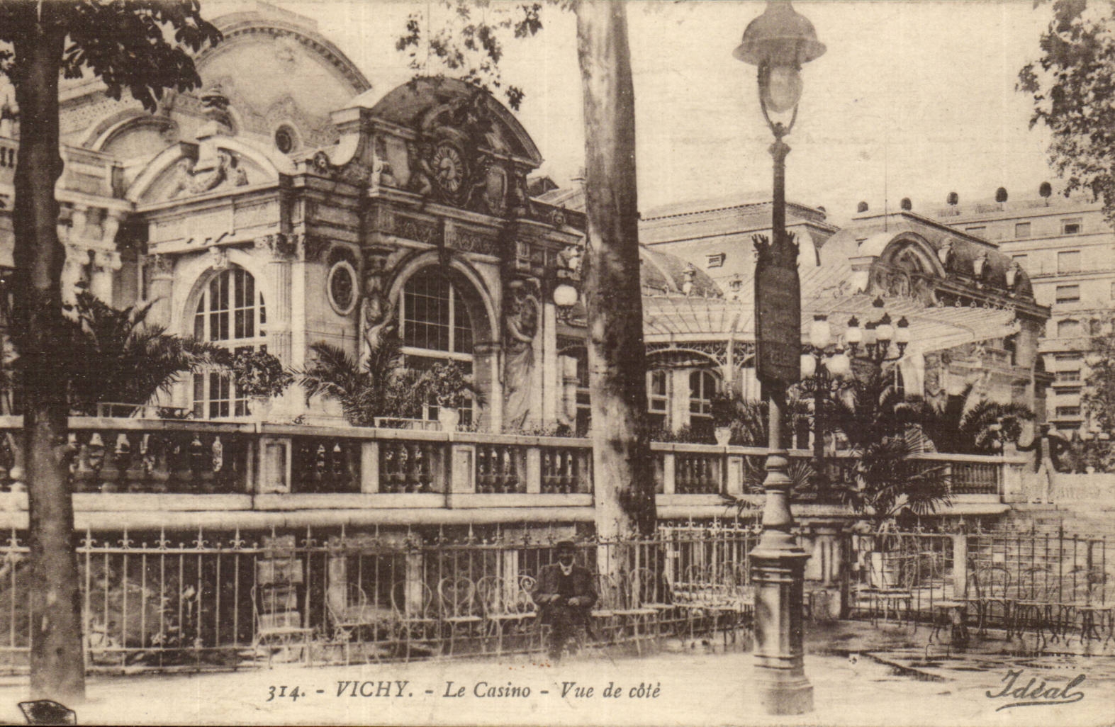 Vichy CPA the casino Seen of dimension