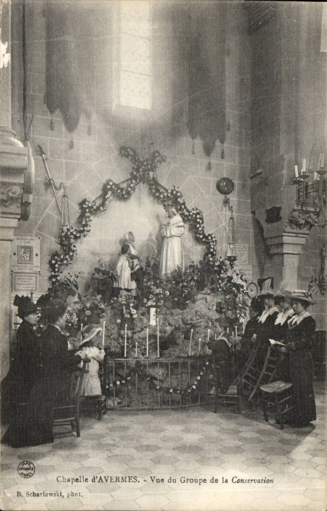 Wolbung von Avermes CPA gesehen von der Gruppe der Erhaltung