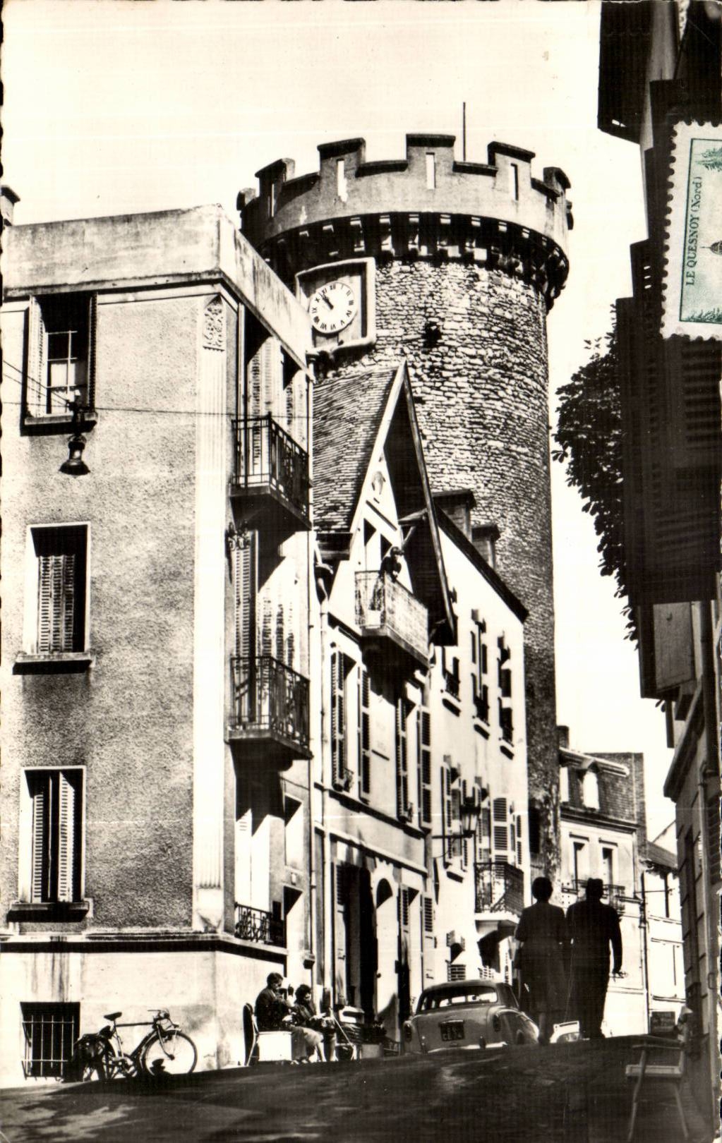 Vichy CPA the tower of the clock