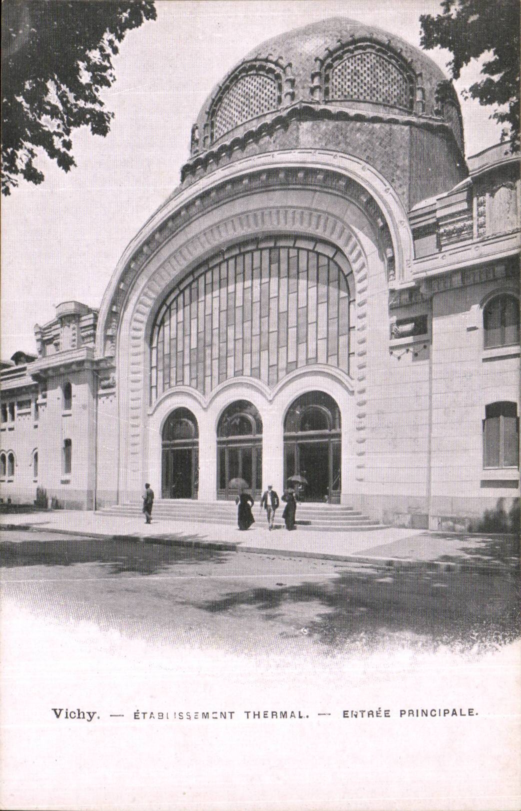 Vichy CPA Hydropathic establishment Main entrance