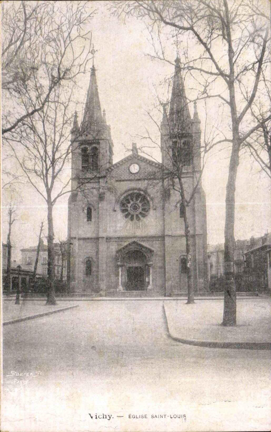 Vichy CPA Church Saint Louis