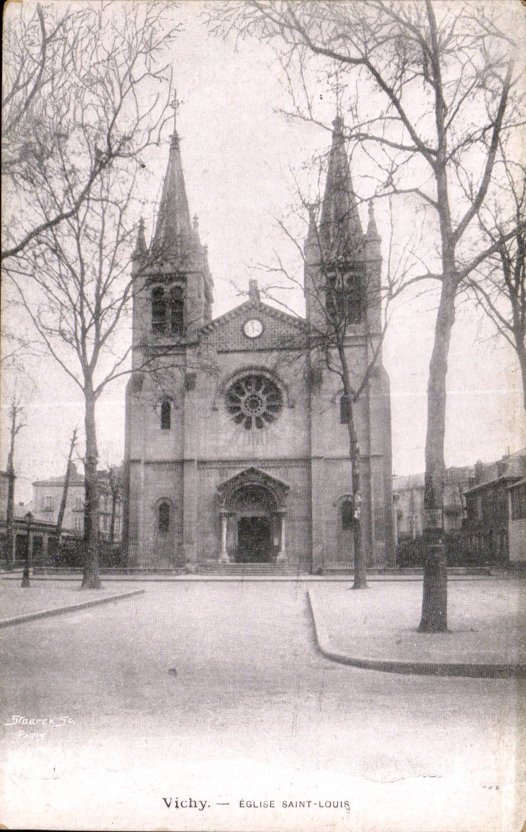Vichy CPA Church Saint Louis