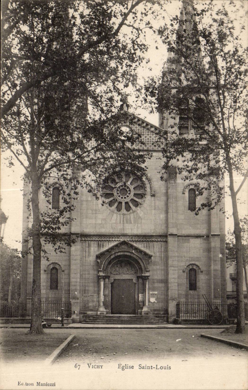 Vichy CPA Church Saint Louis