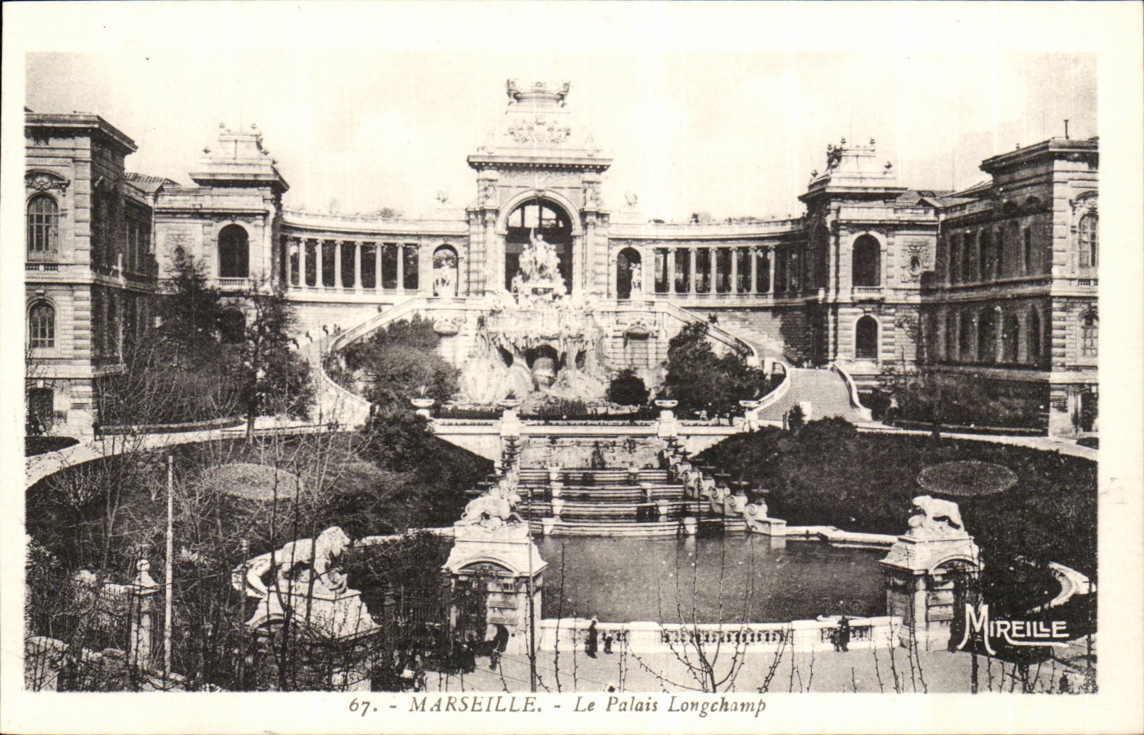 Marseille - Le Palais Longchamp- CPA