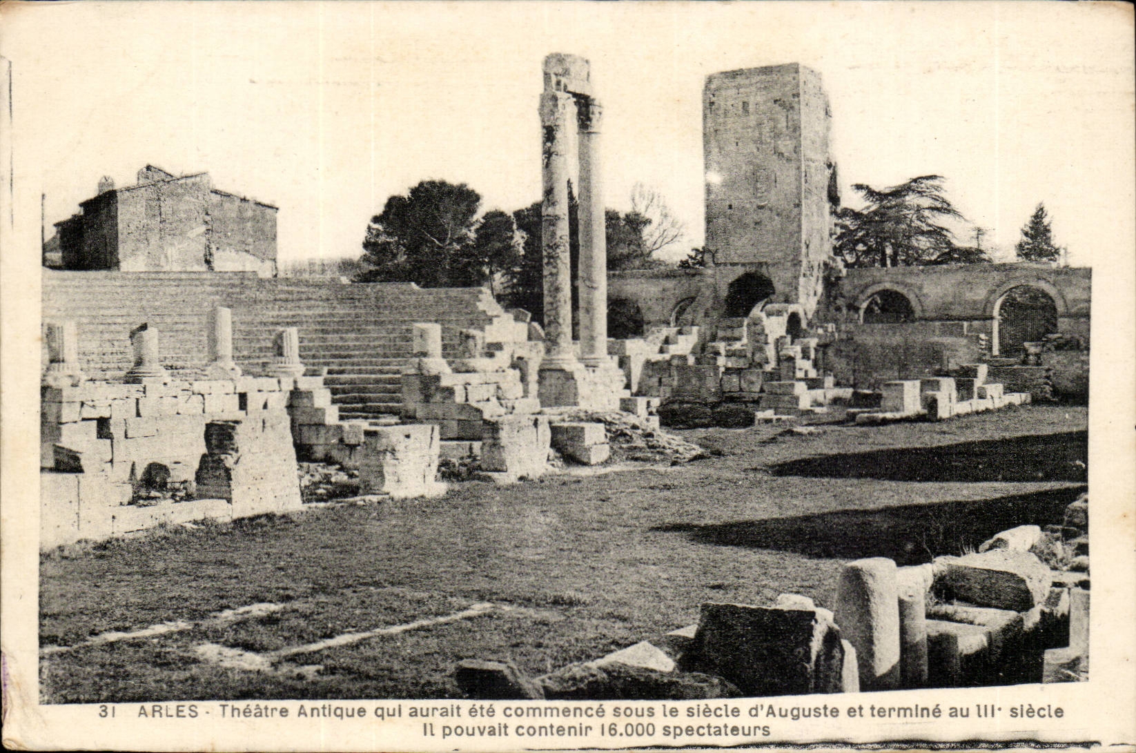Arles - Theayre Antique which would have been trade under Augustan age and finishes at the III century - CPA