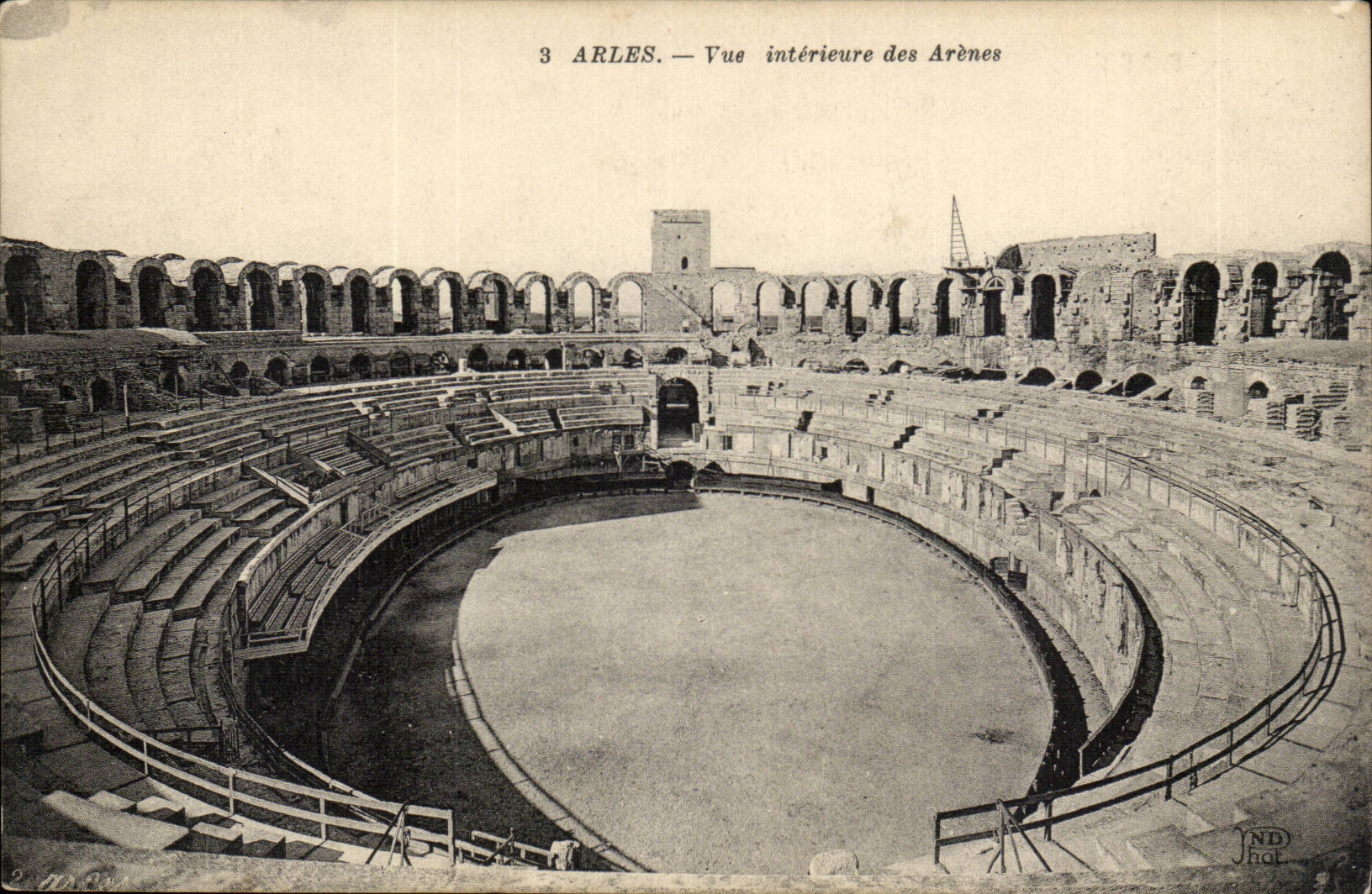 Arles - Sight Interior of arena - CPA