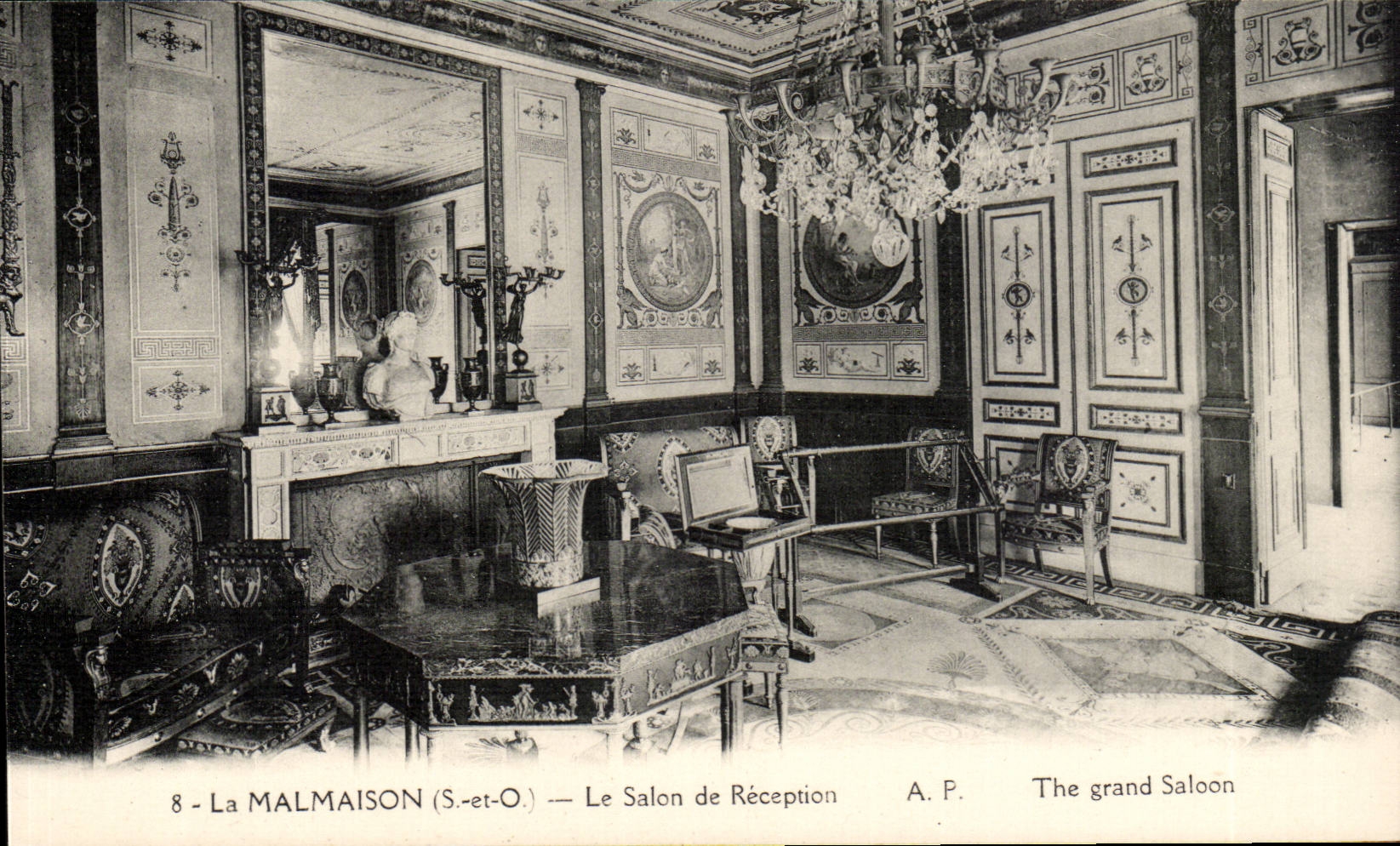 Malmaison - Napoleon - the Reception room - CPA
