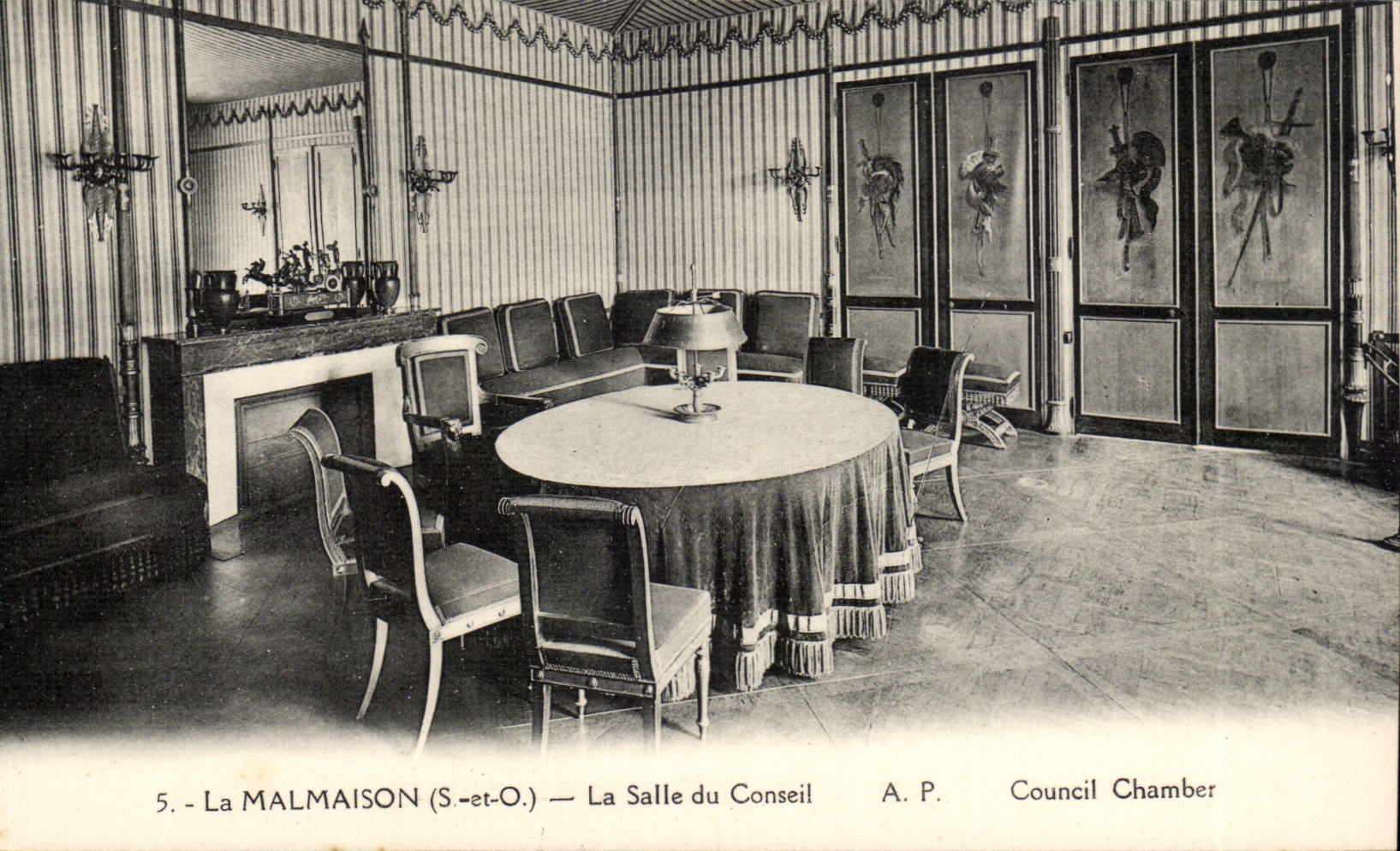 Malmaison - the Room of the Council - CPA