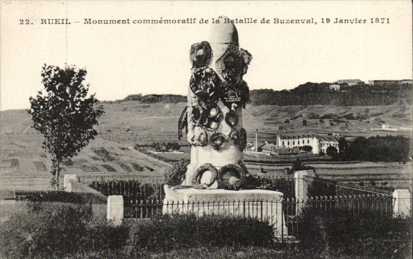 Rueil - Memorial of the Battle of Buzenval January 19th 1871 - CPA