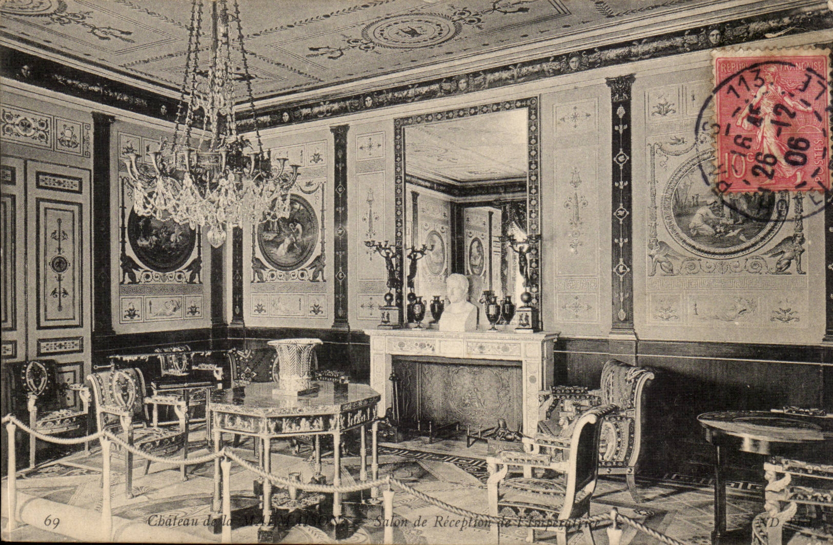 Malmaison - Napoleon - Reception room - CPA