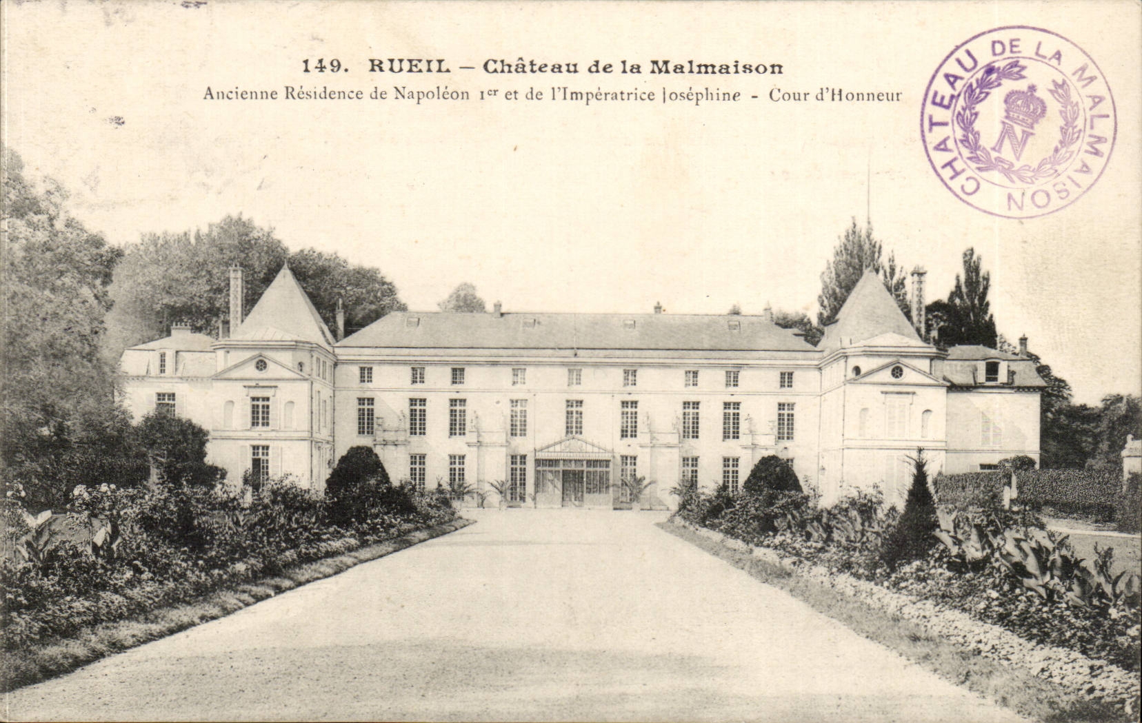 Rueil - Castle of Malmaison - Anciennee Residence of Napoleon and l4Imeratrice Josephine - CPA