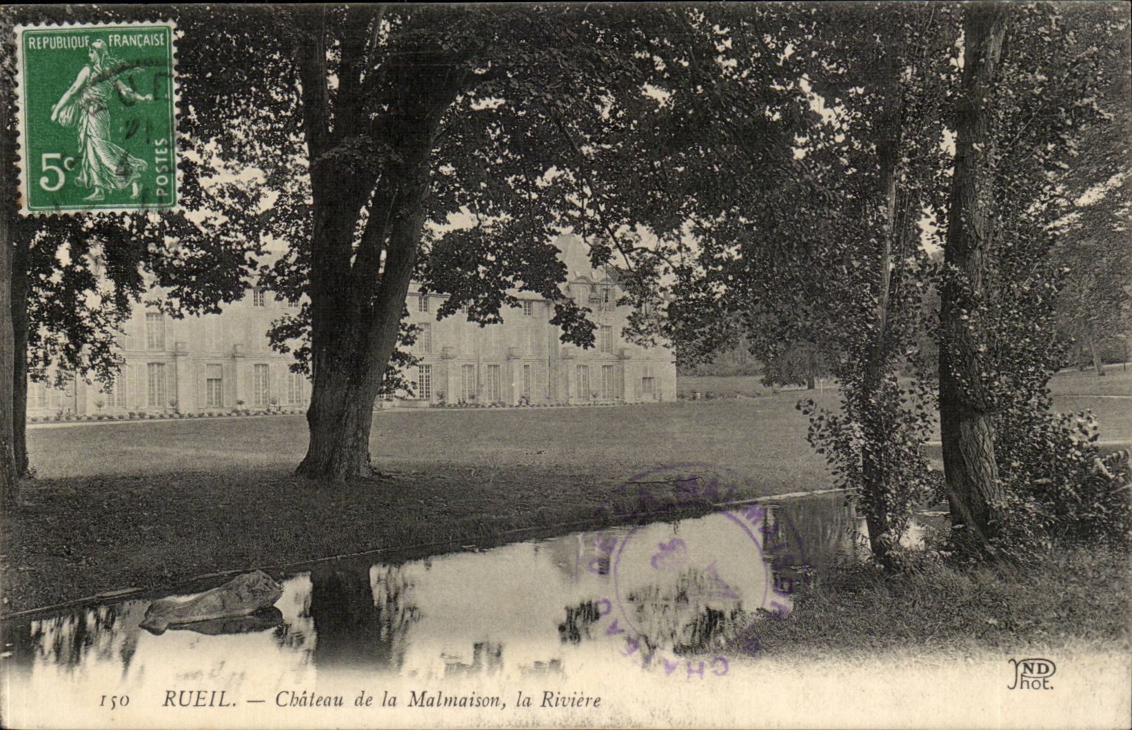 Rueil - Castle of Malmaison the River - Napoleon - CPA