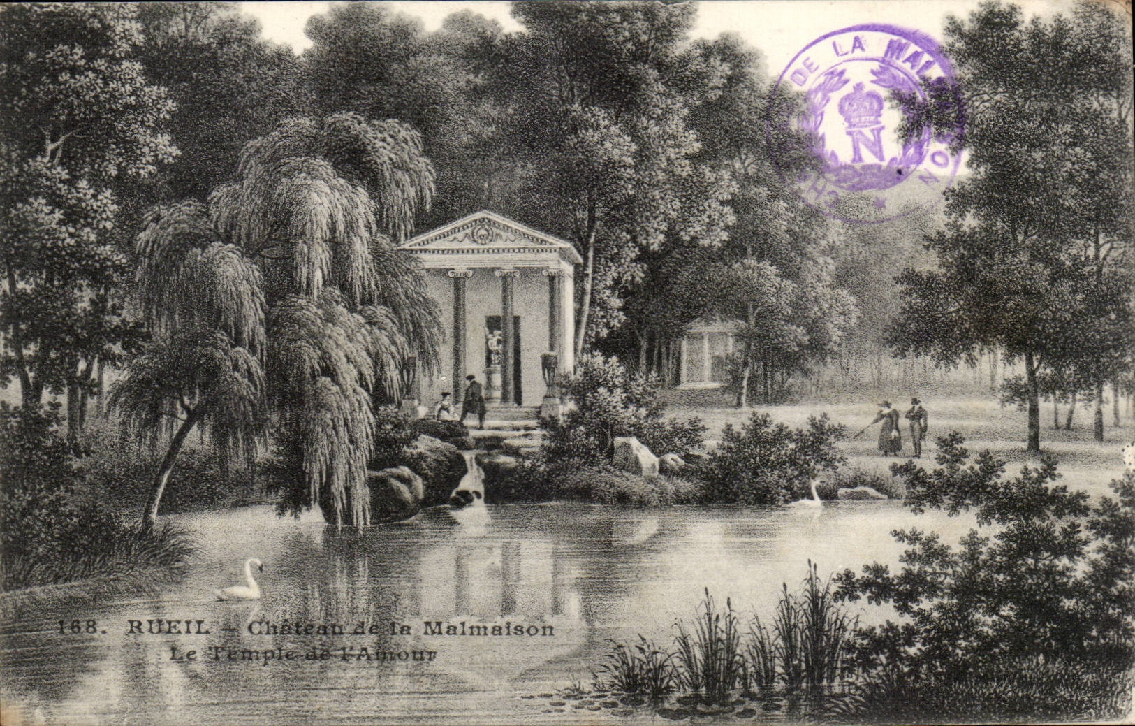 Rueil - Castle of Malmaison - the Temple of the Napoleon love - CPA