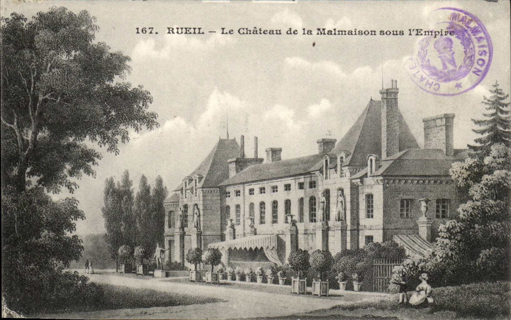 Rueil - Castle of Malmaison under the Empire - Napoleon - CPA