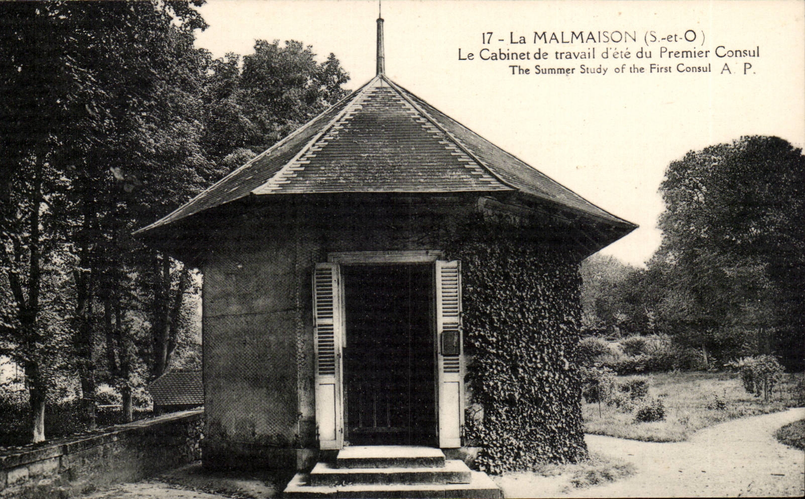 Rueil Malmaison - the Cabinet of the Work of summer of the First consul - The Summer Study - CPA