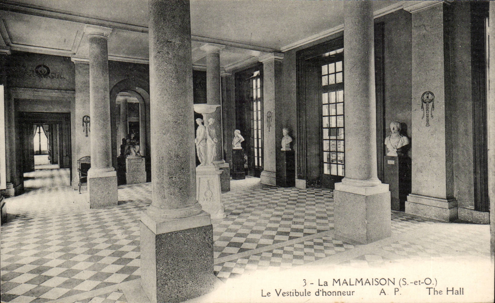 Rueil Malmaison - Napoleon - Vestible d' Honneur The Hall - CPA