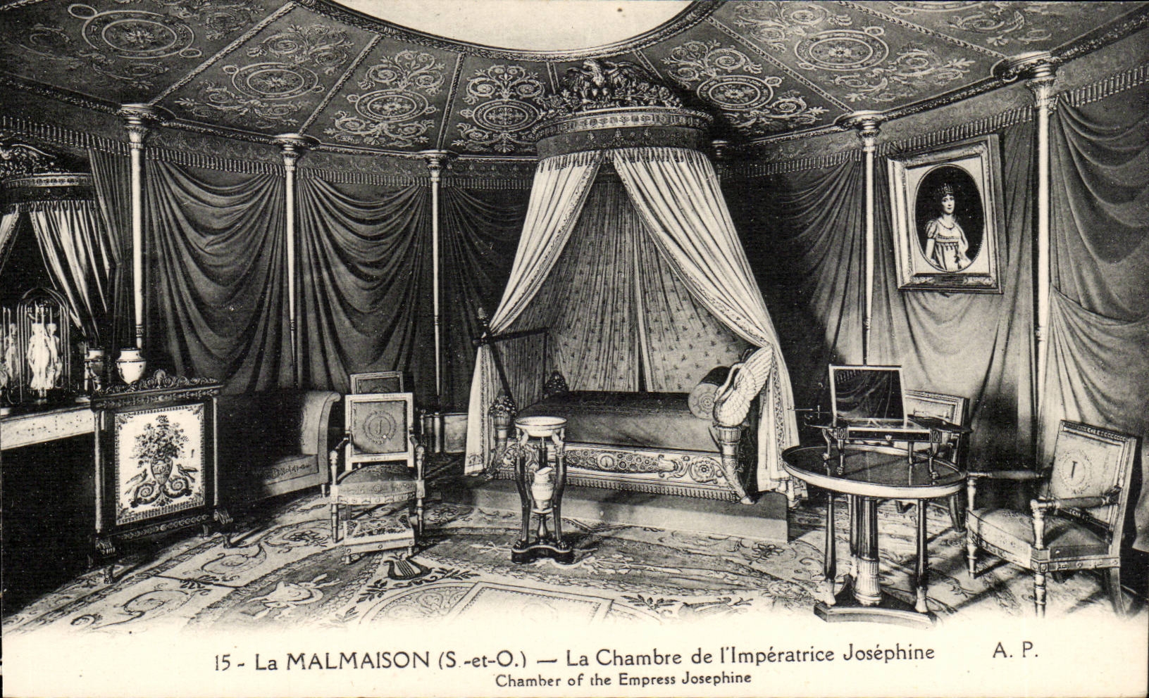 Rueil Malmaison - Napoleon the room of the Josephine Empress - CPA