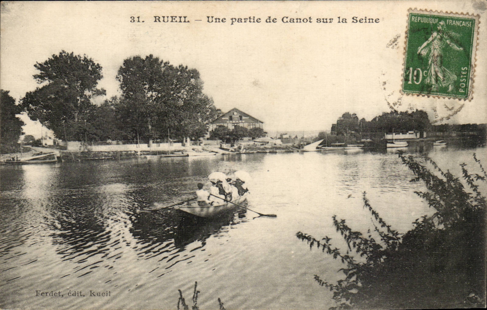 Rueil Malmaison - Part of Carnot on the Seine - CPA