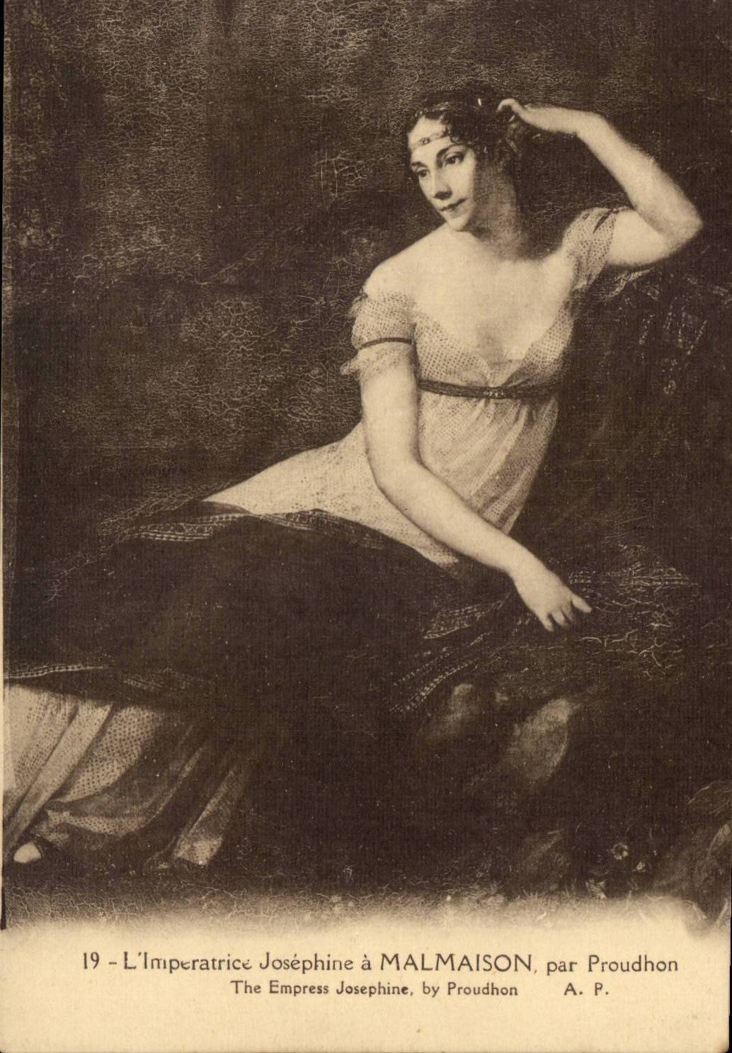 Rueil Malmaison - Napoleon the Josephine Empress by Proudhon - CPA