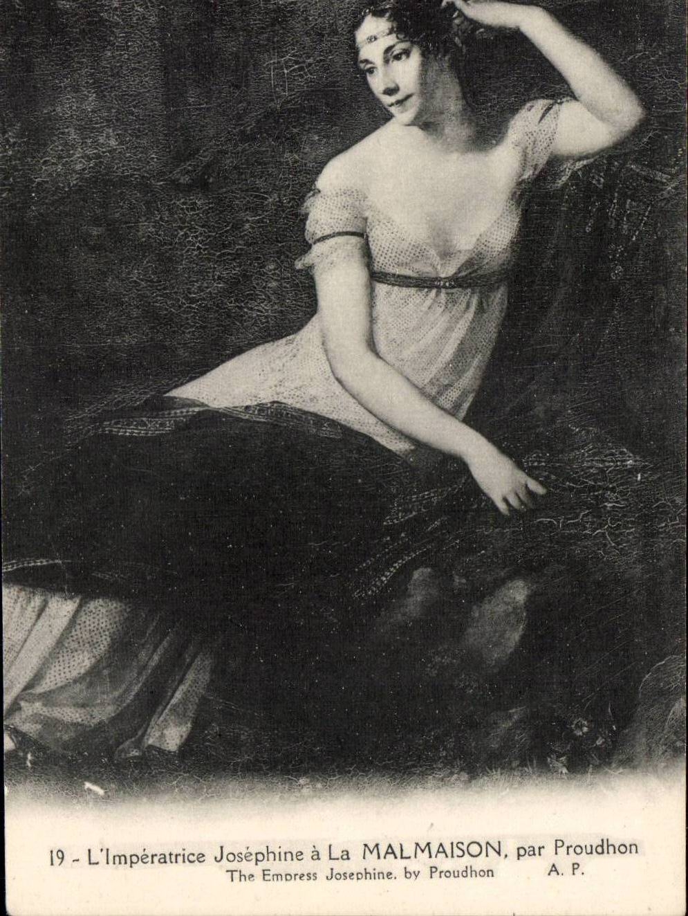 Rueil Malmaison - Napoleon the Josephine Empress by Proudhon - CPA