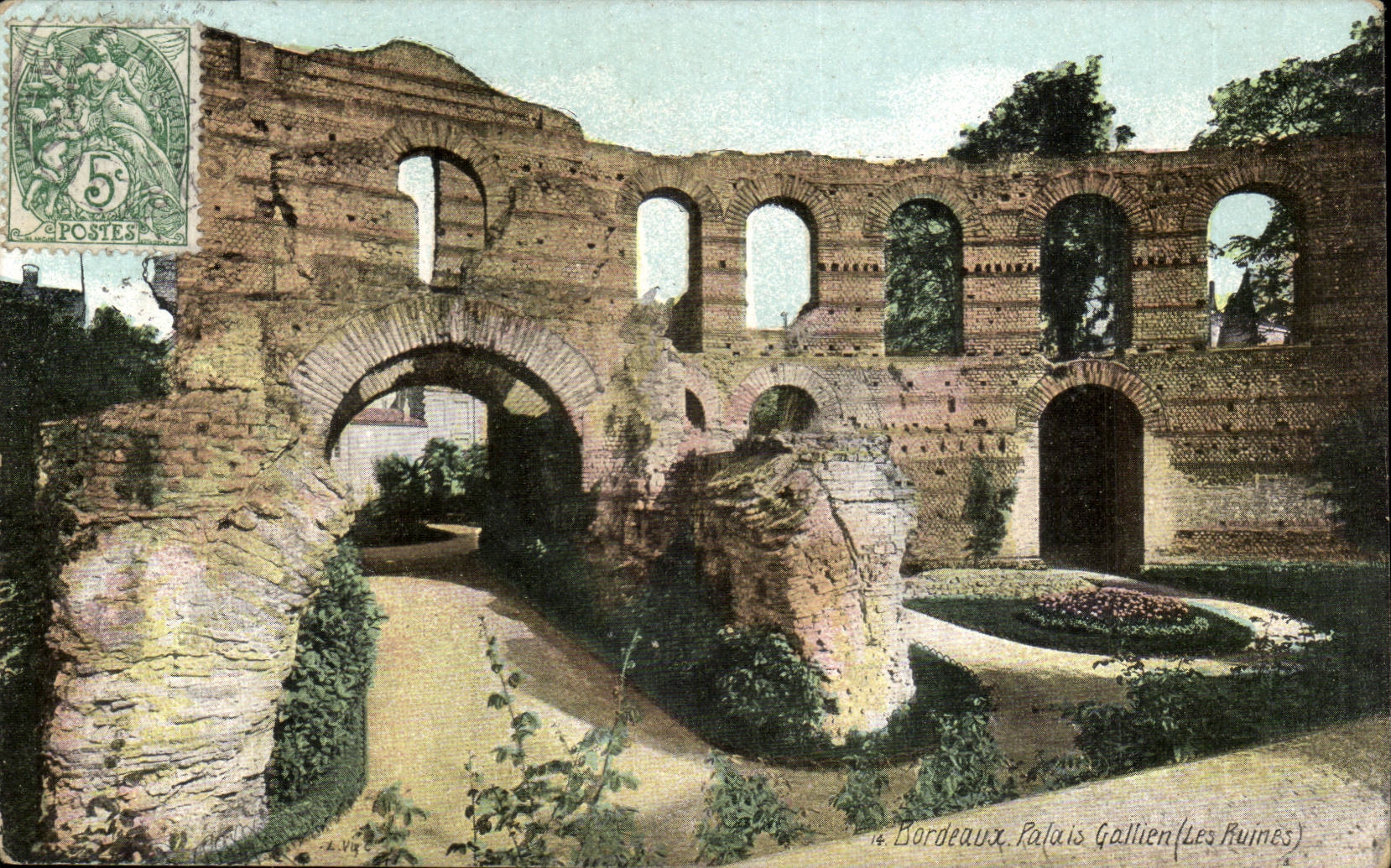 Bordeaux - Gallien Palate - CPA