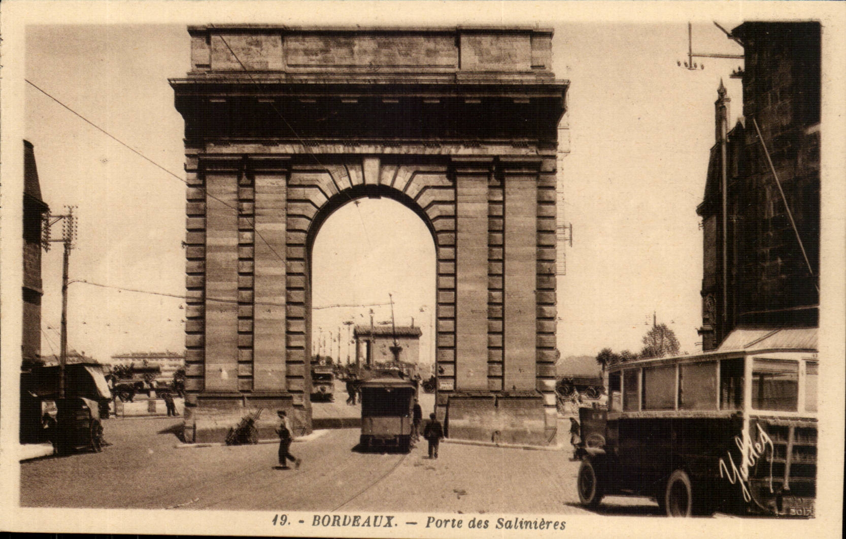 Bordeaux - Gate of Salinieres - CPA