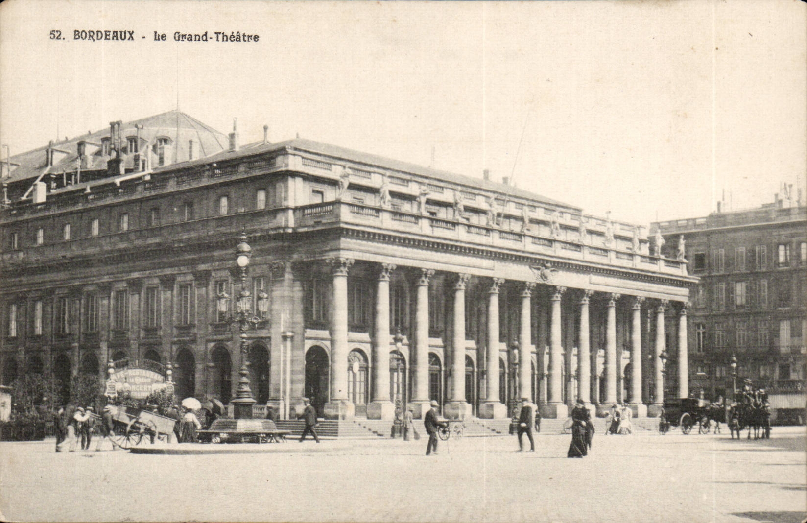 Bordeaux - the Large Theater - CPA