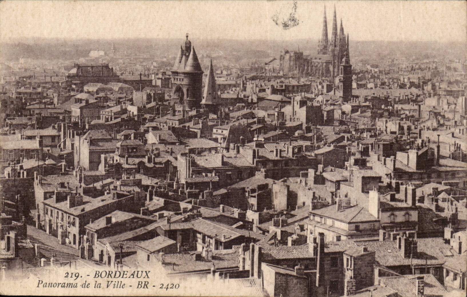 Bordeaux - Panorama of the City - CPA