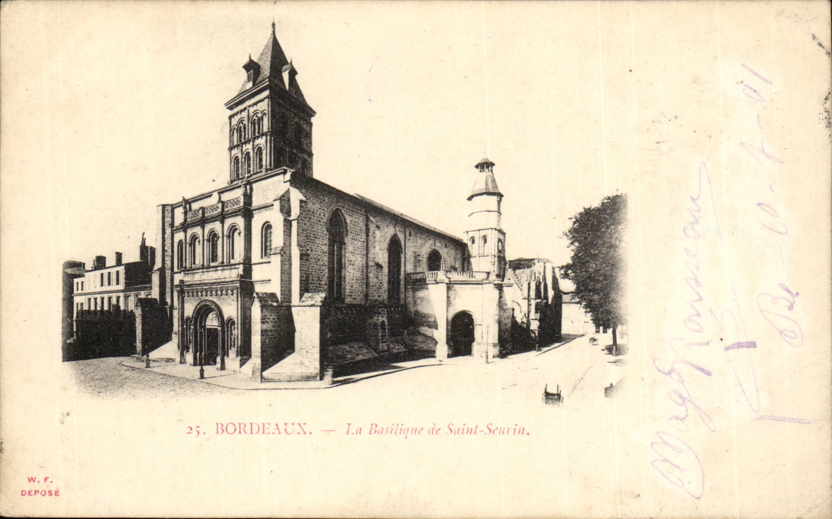 Bordeaux - the Basilica of Saint Seurin - CPA