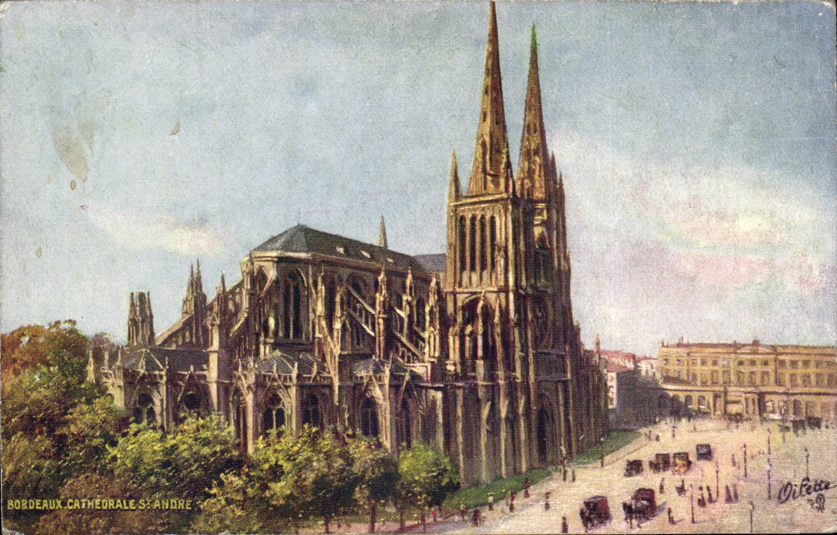 Bordeaux - Cathedral Saint Andre - CPA