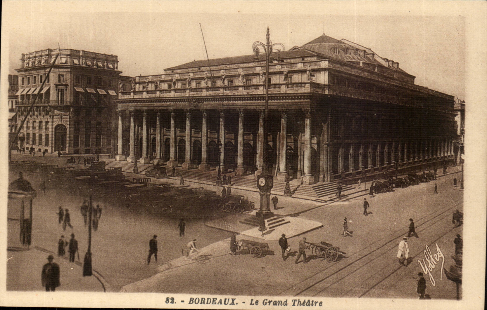 Bordeaux - the Large Theater - CPA