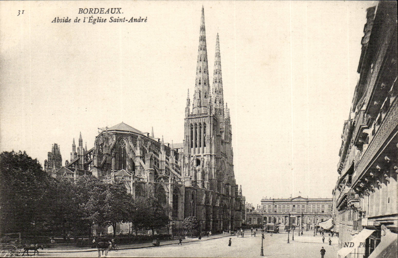 Bordeaux - Apse of the Church Saint Andre - CPA