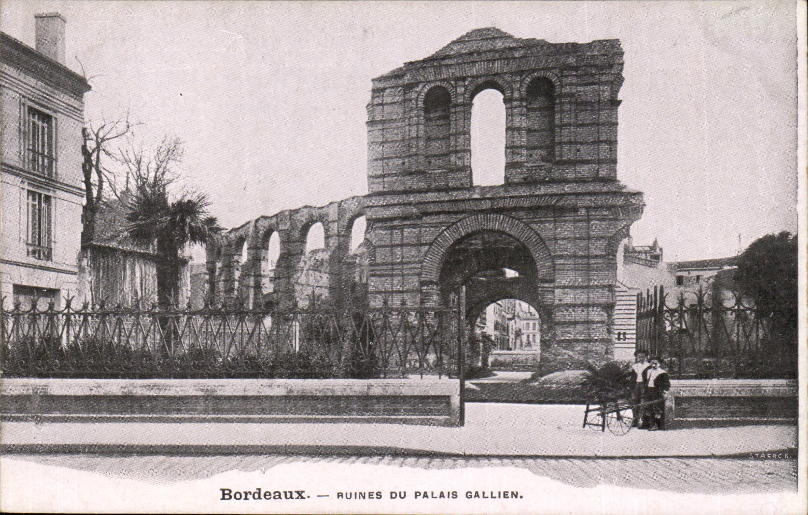 Bordeaux - Gallien Palate Ruins - CPA